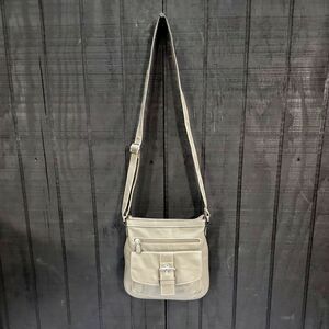 Crossbody Hip Bag Purse Handbag Adjustable Gray Messenger Travel Pockets 90s Y2K